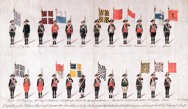 [Cantonal military flags 1792]